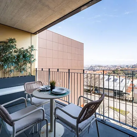 Douro Tower - Pool, 360cº View, Ac & Free Parking 아파트 빌라노바데가이아